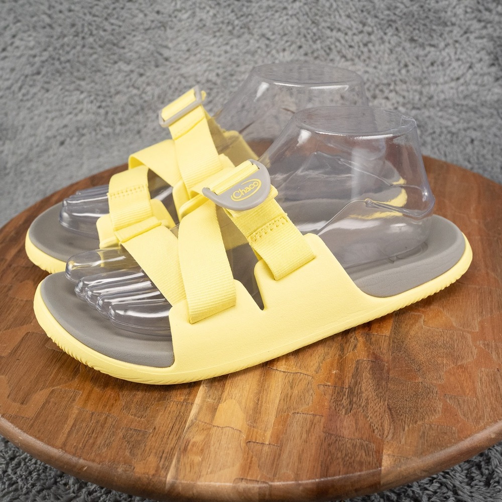 Chaco Yellow Women's Chillos Slip On Slides JCH107822 Size 8 - Picture 3 of 6